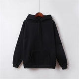 Girls Solid Color Hoodie