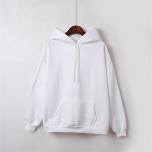 Girls Solid Color Hoodie