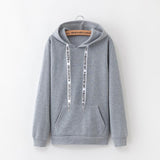 Girls Solid Color Hoodie